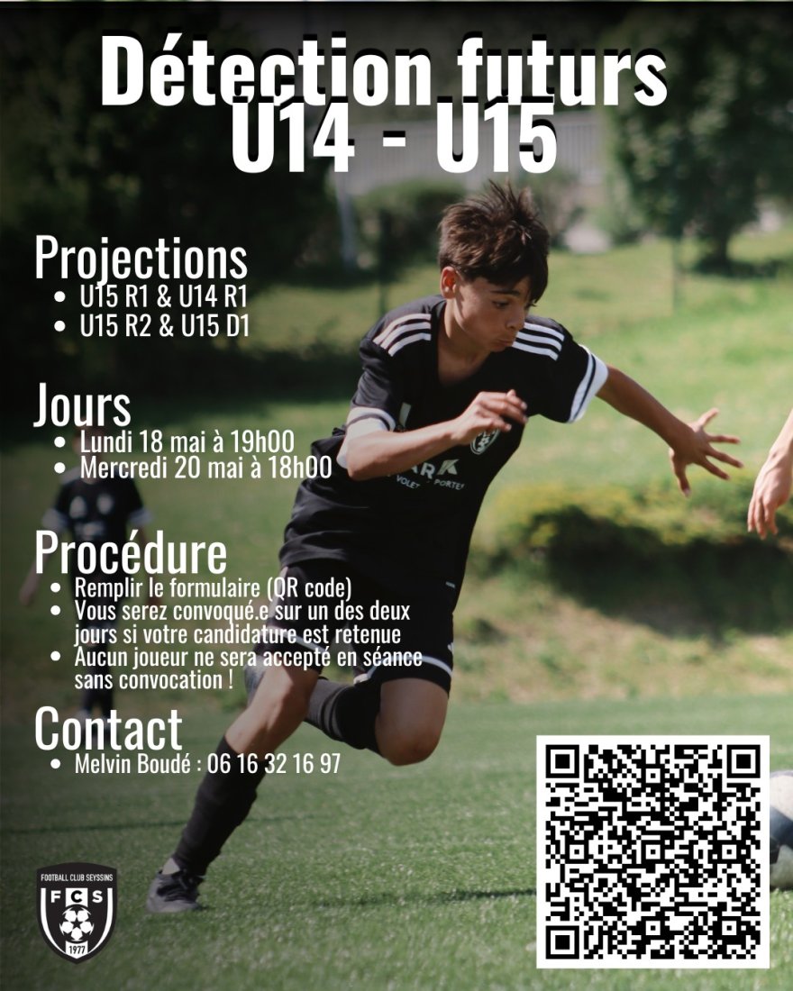 Détection U14 / U15